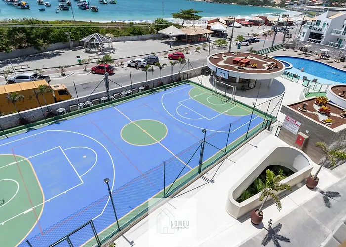 Pé na areia, espaço kids e 450 mb wifi em Arraial do Cabo